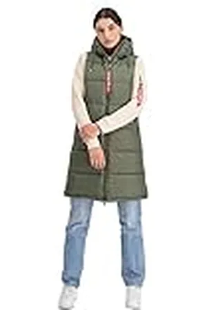 Alpha Industries Lang Puffer Vest Vest voor Dames