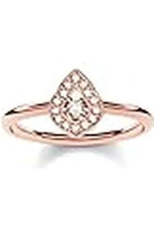 Thomas Sabo Dames verguld zilver, 56, Sterling zilver, Zirkonium