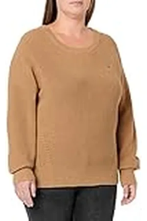 Tommy Hilfiger Dames Katoen C-nk Sweater Truien, , XXL