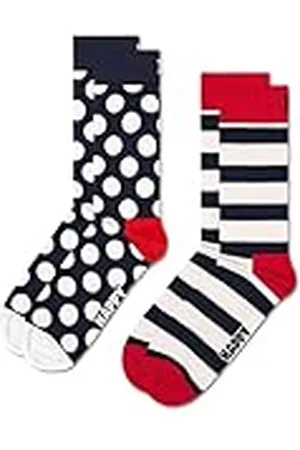 Happy Socks Kleurrijke en Leuke Sokken 2-Pack Classic Big Dot Socks Maat 41-46