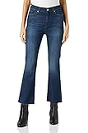 7 for all Mankind Hw Kick Slim Illusion Jeans voor dames, , 48