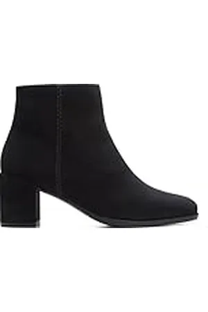 Clarks Freva55 Zip Chukka-laarzen voor dames, zwart SDE, 39 EU, Black Sde, 39 EU