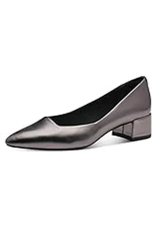 Tamaris Dames pumps leer blokhak, , 38 EU