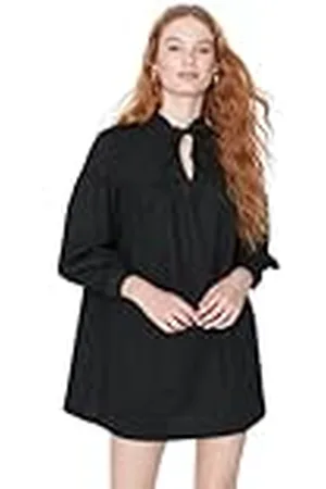 Trendyol Rechte mini-jurk met lange mouwen voor dames, casual, , 42