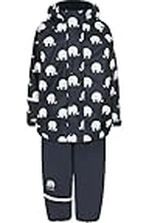CeLaVi Unisex Kids Regenkleding Set Olifant AOP-Pu Regenset, , 140
