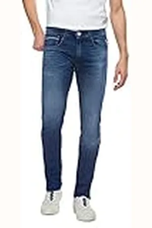 Replay Heren Jeans Grover Straight-Fit met Power Stretch, , 38W / 32L