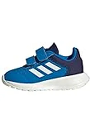 adidas Tensaur Run-sneakers voor uniseks, blauwe Rush/Core wit/donkerblauwe band, 28 EU