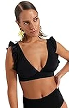 Trendyol Dames Driehoek Geweven Bikini Top, , 42