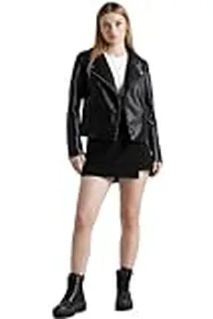 ONLY Bestseller A/S ONLNEWMELISA Faux Leather Biker CC OTW jas, zwart, S, , S