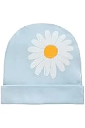 Pinókio Muts Daisy, 100% katoen blauw, bloemenpatroon, meisjes, maat 38-47 (41), , 41