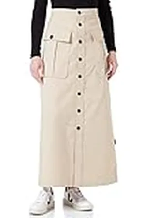 G-Star RAW Dames button down lange pocket rok, , 25, , 25W