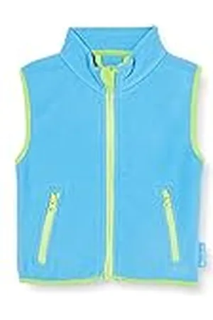 Playshoes Mouwloos fleece vest voor jongens met volledige rits, , 80 cm