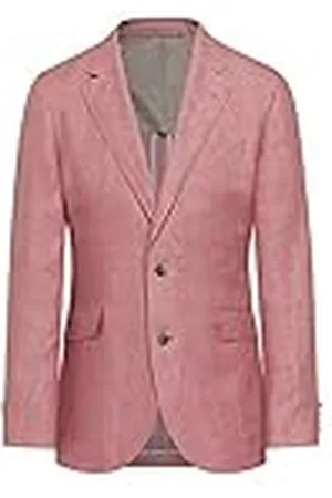 Hackett Delave Linen Hopsack Herenjas, , 46