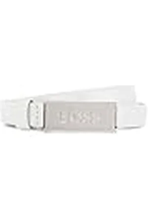 HUGO BOSS Amberriem, voor dames, 1,5 cm, Italiaans leer, logosluiting, , 90, , 90