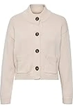 Part Two Damescardigan, hoge hals, knoopzakken, lange mouwen, regular fit, , XL
