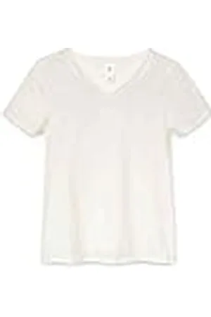 Calida Dames Cate Shirt met V-hals, onderhemd van katoen en elastaan, , XXS