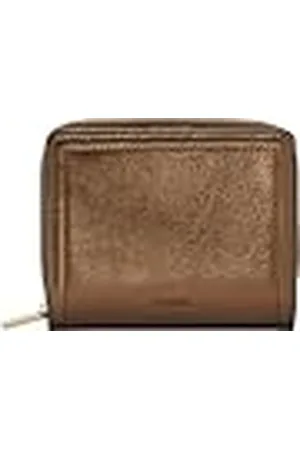 Fossil Mini-multifunctionele portemonnee Logan voor dames, metallicleder, SL10012711, , 11.1 cm L x 2.5 cm W x 8.9 cm H, Casual