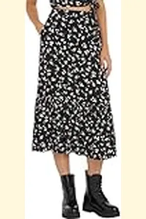 Tommy Hilfiger Dames TJW bloemen ruches MIDI rok EXT, lente bloemen, XXS, , XXS