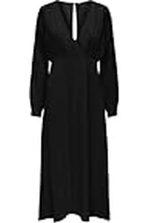 ONLY ONLALMA Life Poly JEN lange jurk, effen, , XS