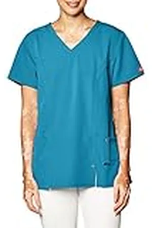 Dickies Dames Scrubs Xtreme stretch v-hals shirt medisch, , 3XL Stor