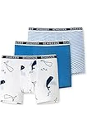 Schiesser Jungen 3 PACK Unterwäsche Boxershorts - 95/5 Organic Bio Baumwolle - Größe 92 bis 140