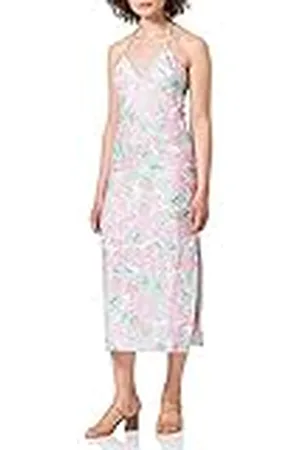 NA-KD Halterhals midi-jurk voor dames, , 32