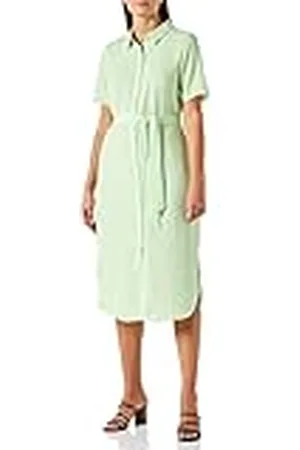 JDY Damen rachel S/S jurk boven kuit Wvn Noos Kleid, Paradise Green, M