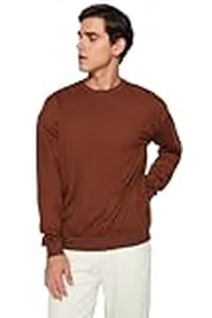 Trendyol MAN Sweatshirt - Bordeaux - Regular, , L