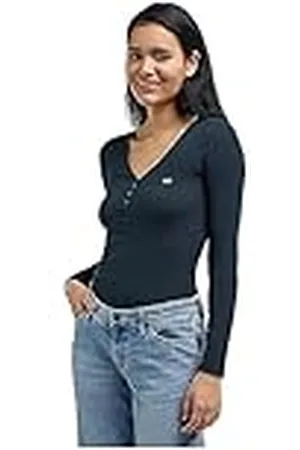 Lee Dames Ls Henley Shirt, , M