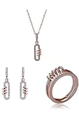 ORPHELIA Damen 925_Sterling_Silber Rund Zirkonia