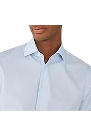 Hackett Heren Mini Pinpoint Stripe Shirt, , 28