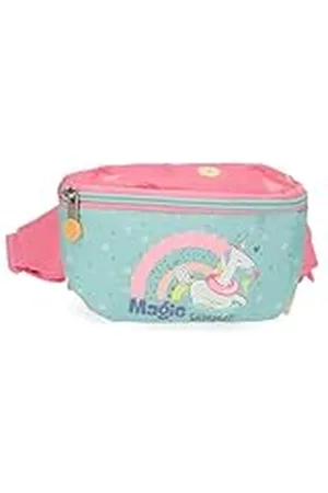 Enso Magic Summer, toilettas, schoudertas, organizer, verschillende vakken, roze en blauw, , Eén maat, Heuptas