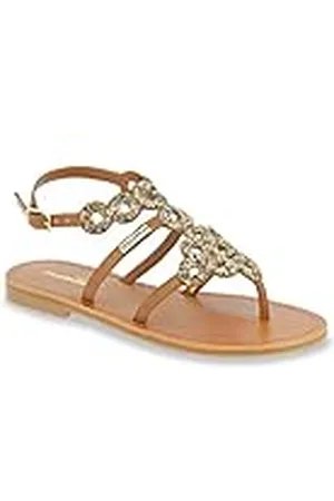 Les Tropéziennes par M Belarbi OPHYNEA Sandalen voor dames, Tan-Multi, 36 EU, , 36 EU