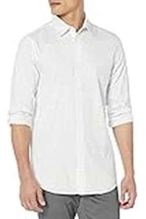 Amazon Heren Slim-Fit Lange Mouw Stretch Jurk Shirt, , XXL
