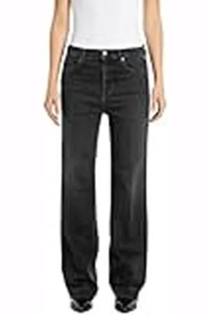 Replay Dames Relaxed Straight Fit Jeans Melja, , 23W x 30L