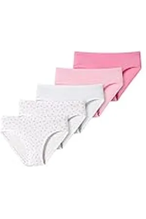Schiesser Mädchen 5 Pack Slips Unterhosen - 95/5 Organic Bio Baumwolle - Größe 92 bis 140