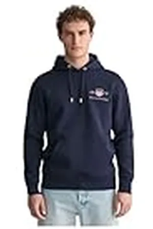 GANT Heren Reg Medium Archive Shield Hoodie capuchontrui, , 5XL