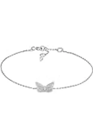 Fossil JFS00620040 Schakelarmband voor Dames Sterling Zilveren Vlinders Length 165mm+25mm Width 12mm Height 9.5mm