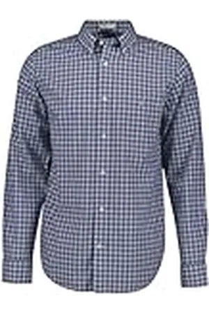 GANT REG POPLIN SMALL geruit shirt, , S