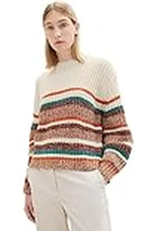 TOM TAILOR Dames trui met strepen, , M