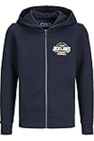 JACK & JONES JACK&JONES JUNIOR JJELOGO SWT Zip Hood 2COL 24/25 NOOS MNI, , 110 cm