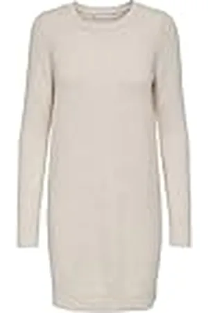 ONLY Dames ONLRICA Life L/S O-Hals Jurk KNT NOOS Gebreide Jurk Birk/Detail:Melange, M, /Detail:melange, M