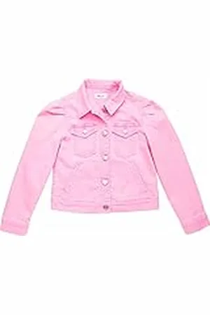 Replay Meisjes jeansjas met stretch, roze (Pink Fluo 464), 16 jaar, 464, roze fluo, 16 Jaren