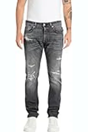 Replay Heren Straight Fit Jeans Grover Original Collectie, , 27W x 30L