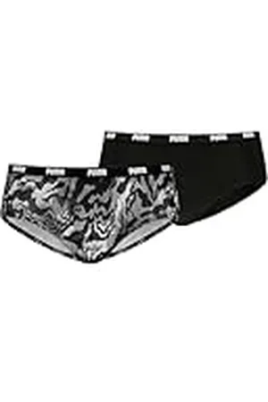 PUMA Dames bedrukte hipster, , XL (2-pack), , XL