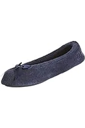 Isotoner Badstof Ballerina Slipper Clog voor dames, , 11-12