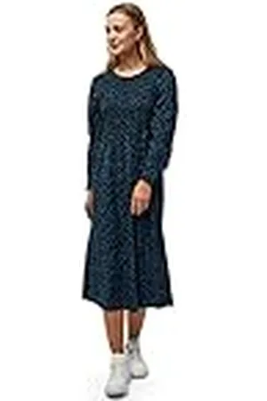Peppercorn Carla Casual avondjurk voor dames, Zwart Pr, L
