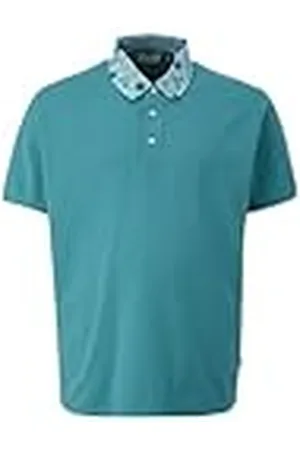 QS by s.Oliver Poloshirt voor heren met contrasterende kraag, , 3XL