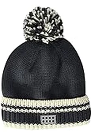LEGO Wear Wear Gebreide wintermuts voor jongens, Donkergrijs, 48 cm