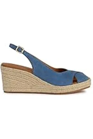 Geox Dames D PANAREA A Wedge Sandaal, AVIO, 38 EU, , 38 EU